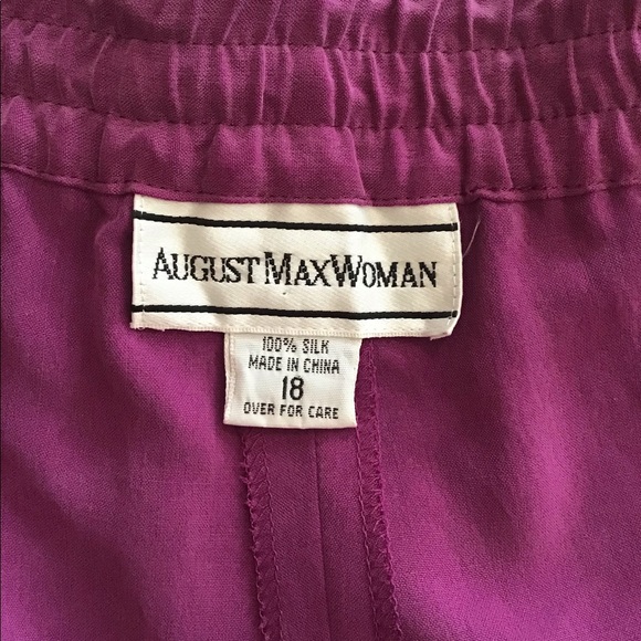 August Max Woman Vest & Split Culottes Skirt Size 16 &. 18 - Picture 7 of 10